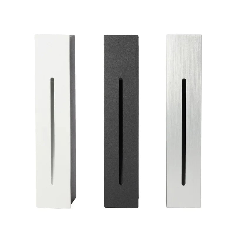 Led Recessed Step Lights Aluminum Embedded Wall Light Interior Nightlight for Stairway Hallway Lighting Living Room Decoration