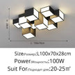 Nordic Designer Combination Honeycomb LED Indoor Ceiling Lamp,Remote Dimming Lustres Living Room Pendant Light Bedroom Decor
