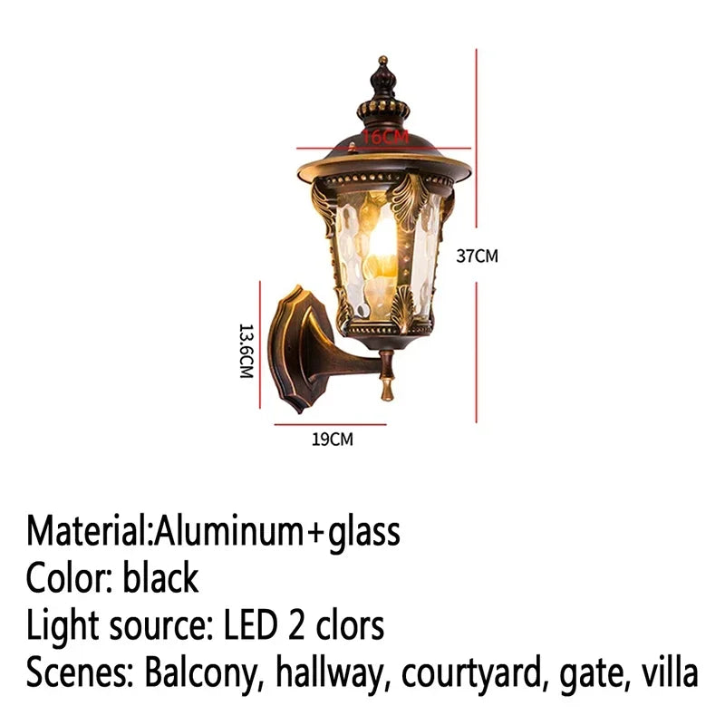 BROTHER Contemporary LED Outdoor Wall Lamps Electric Simplicity Waterproof Balcony Hallway Courtyard Villa Gate Hotel