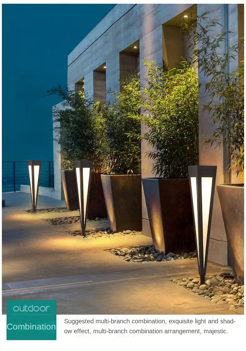 Solar landscape light 62CM high outdoor lighting waterproof courtyard lawn outdoor soft light design