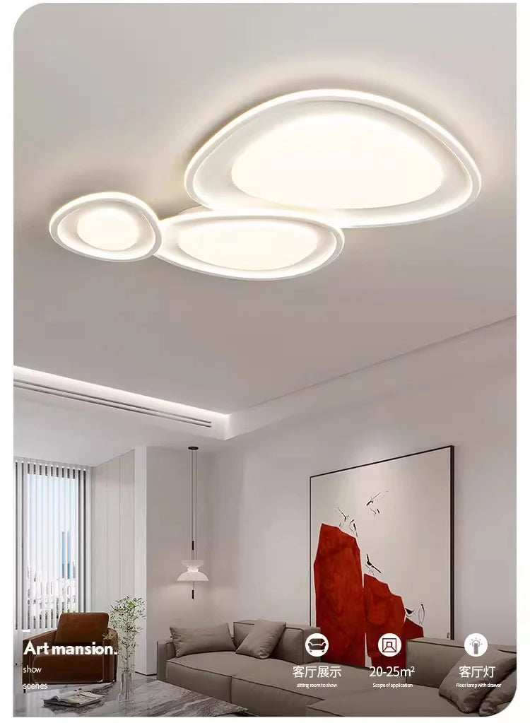 Creative Mango Living Room Lights Modern Simple LED Ceiling Lamp Bedroom Kids Room Lighting Home Decor Dining Ceiling Chandelier