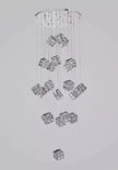 Modern home decoration crystal chandelier, stair Pendant lamp, living room Pendant lights, interior lighting