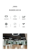 LED round Ring Chandelier Industrial Style for Office Shop Lobby Circle Engineering Lighting Fixture