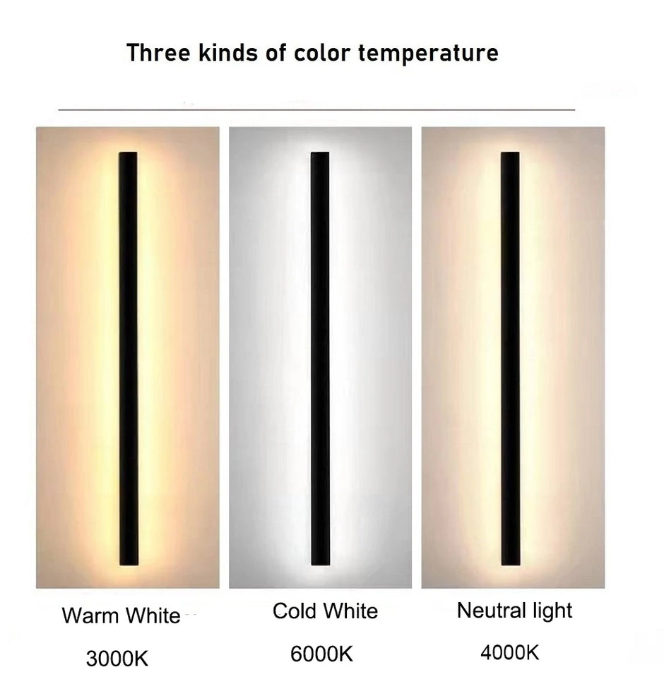 LED Outdoor Wall Light Modern Waterproof IP65 villa Porch Garden patio exterio Wall Lamp Rainproof in front of garage door Lamp