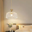Modern Creative led crystal chandelier hallway chandeliers E27 bulb led lamps Indoor crystal led lustre chandeliers