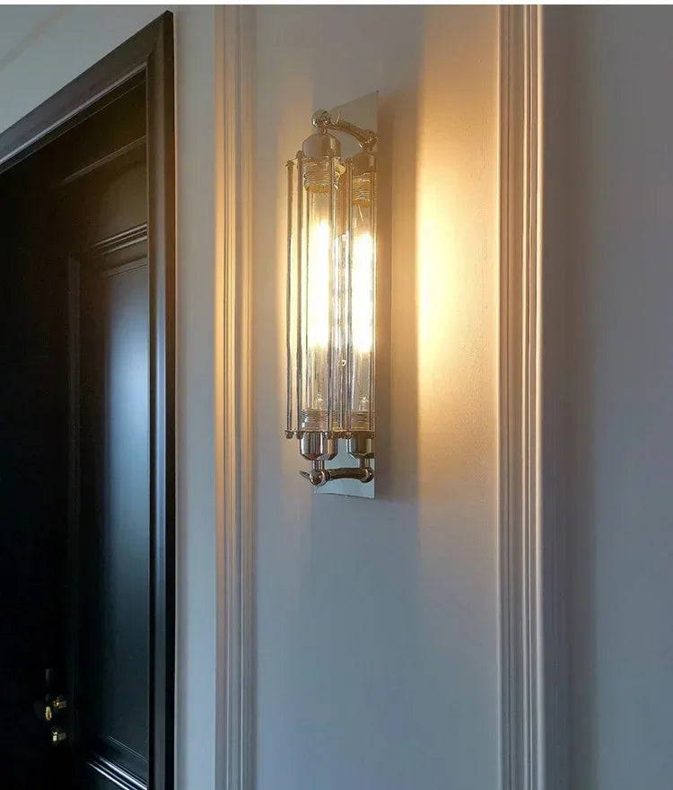 American Flute Wall Lamp Unique LOFT Restaurant Bar Grill Hallway Iron Wall Light Rustic Industrial Decor Edison Bulb Fixture