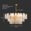 Cream Style Chandelier Lighting Fixtures Furniture Luxurious Living Room Decoration Glass Cloud Chandelier Simple And Modern