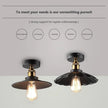 DAMIASMIL Retro Ceiling Lamp for Living Room Dining Room Bedroom Corridor Entrance Ceiling Lights E27 Indoor Lighting Fixtures