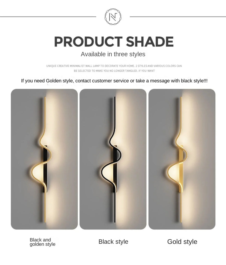 Modern Bedside Led Wall Lamps For Living Room Stairs Office Loft  Bedroom Interior Wall Light Fixture Wall Lamp Home Decr