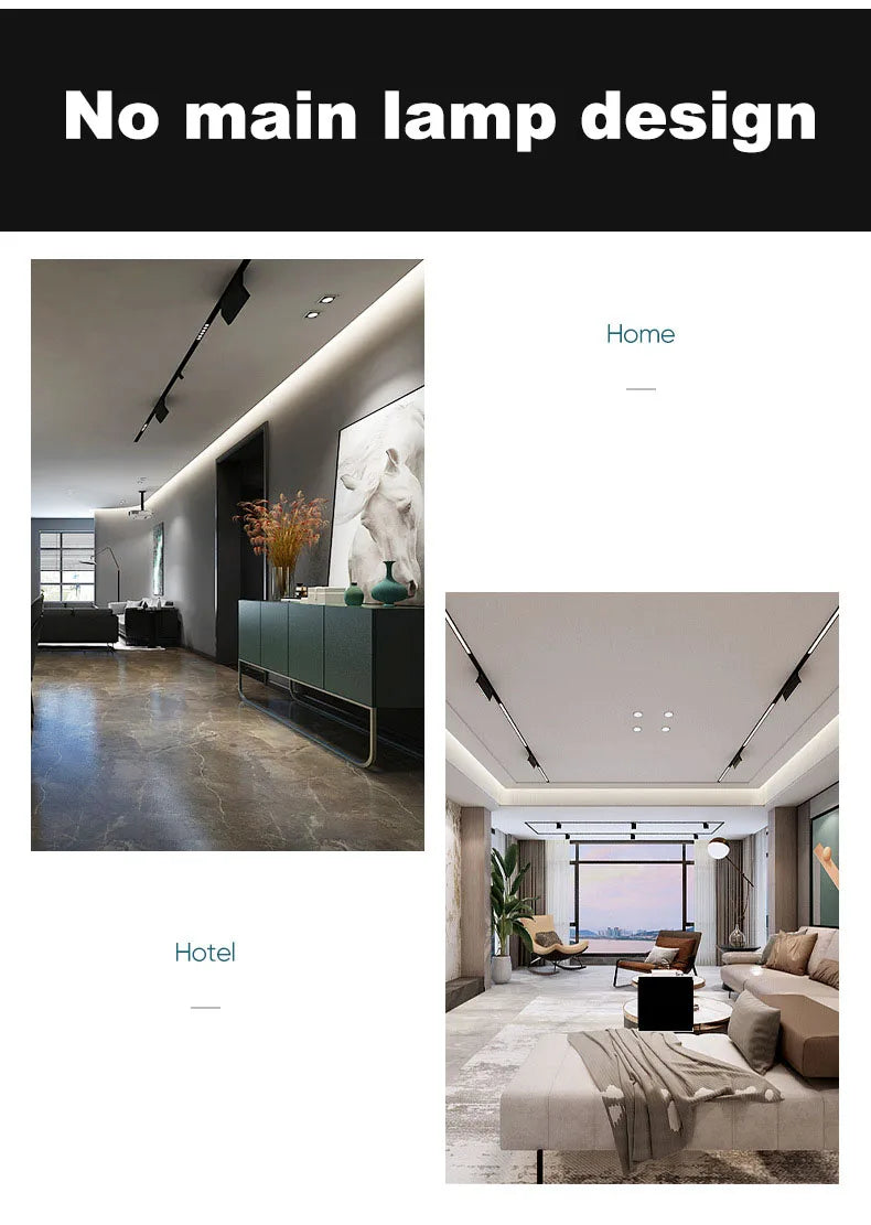 Tuya Bluetooth Dimmable Zigbee Magnetic Smart Rail Track Light Led Lamp Ceiling Light Spotlight Fixture Downlight Magnet Home