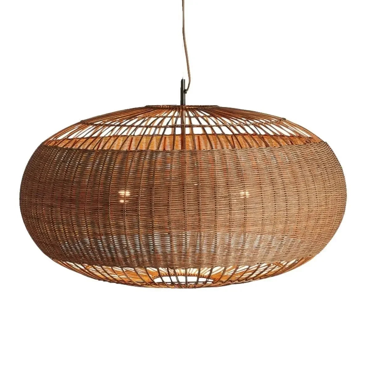 Wabi sabi Rattan Lamp japanese hand-woven bamboo light Living room Restaurant kitchen hanging lamp dining table lantern lamp