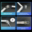 DIY Hair Salon Barbecue Shop Gym Bar Car Showroom 6000-6500k Garage Workshop Ceiling Light Honeycomb Tube Hexagonal LED Lighting