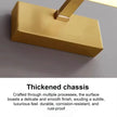 Modern Gold Copper LED Wall Light Rotatable Mirror Bathroom Bedroom Sconce Brass Simple Wall Lamp