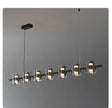 Modern Hanging Led Pendant Lights For Dining Room Kitchen Island long Bar Chandeliers decoration home decor Black light fixtures