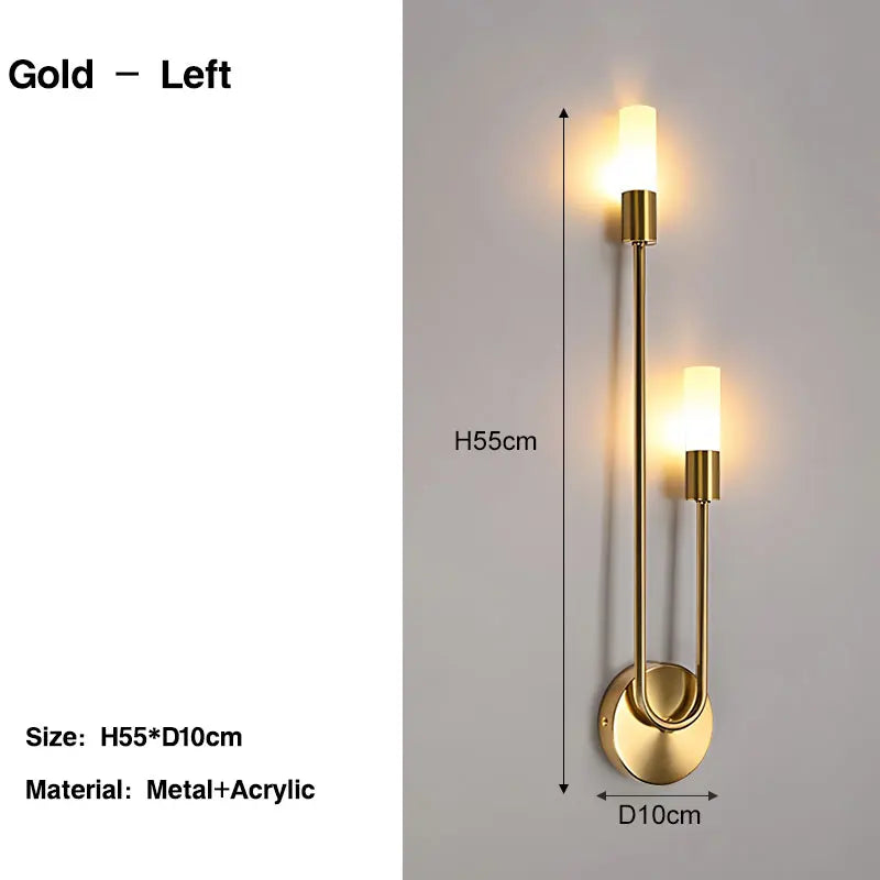 Modern LED Wall Lamps Wall Lighting Fixtures for Bedroom Living Room Indoor G9 Bulb LED Wall Sconce for Kitchen Dinning Room