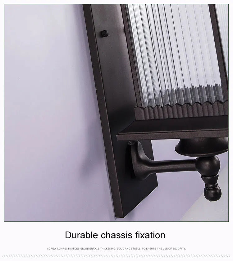 Retro Waterproof Outdoor Wall Lamp European Balcony Villa Garden Wall Light Courtyard Exterior Wall Lamp Corridor Aisle Lighting