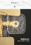 Modern Gold Full Copper Glass Living Room Wall Lamps Hotel Lobby Aisle Villa Bathroom Bedroom Home Art Deco Wall Lights