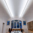 Steel Skyline Lights Modern Minimalist Linear Hallway Ceiling Lamp White Black Living Room Gallery Bedroom Ceiling Pendant Light