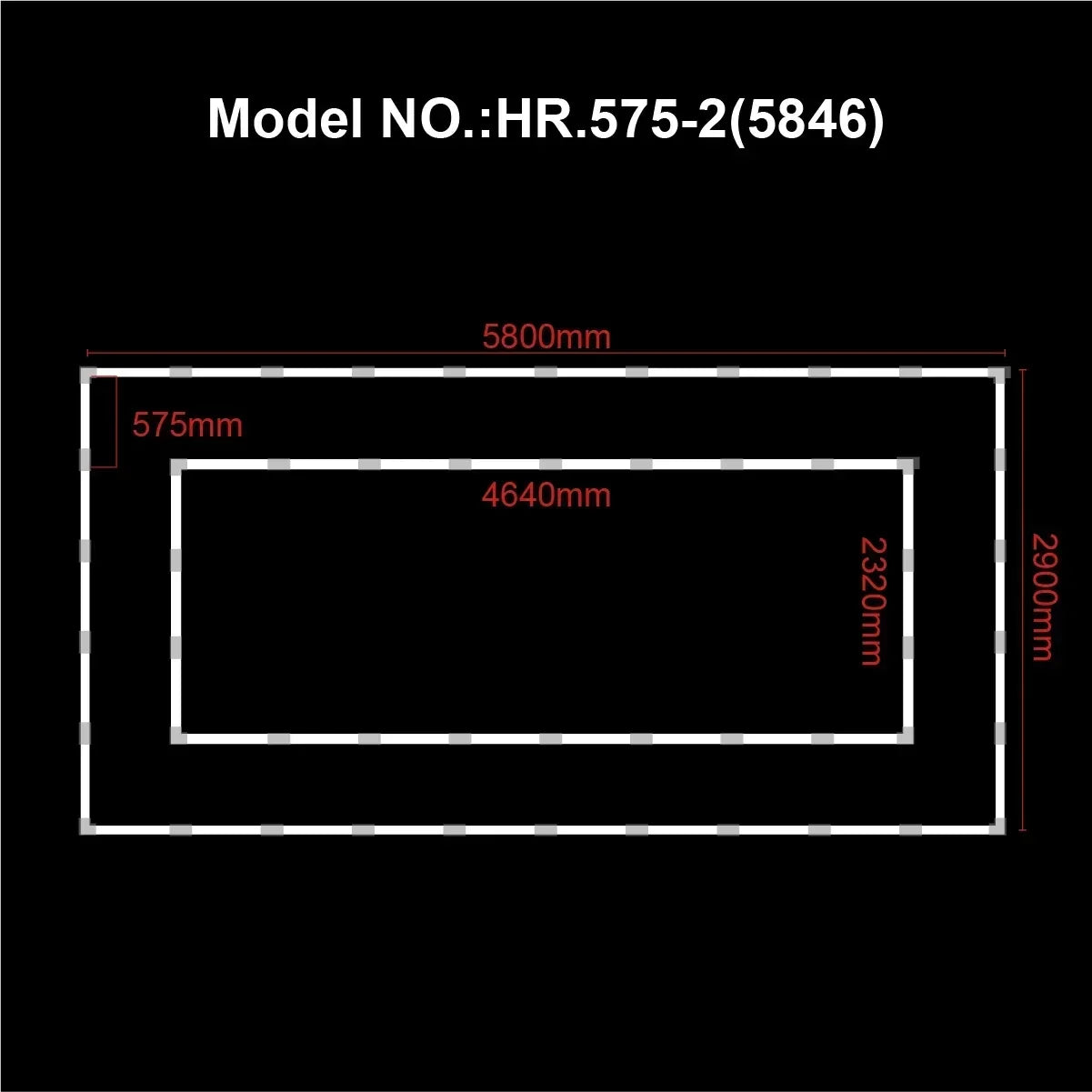Office Extra Large Workshop LED Light 6500K Garage Ceiling Light Shop Light for Car Detailing Gym Supermarket Show  customized