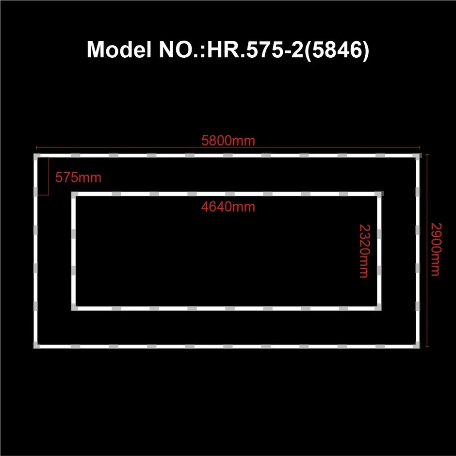 Office Extra Large Workshop LED Light 6500K Garage Ceiling Light Shop Light for Car Detailing Gym Supermarket Show  customized