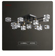 Light Luxury All Copper Living Room Ceiling Lamp, High-end Crystal Lamp, Creative Bedroom Lamp, Minimalist Dining Room Lamp