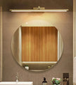 Modern Gold Copper Wall Light Rotatable Mirror Bathroom Bedroom Sconce Brass Simple Lamp GN421TN