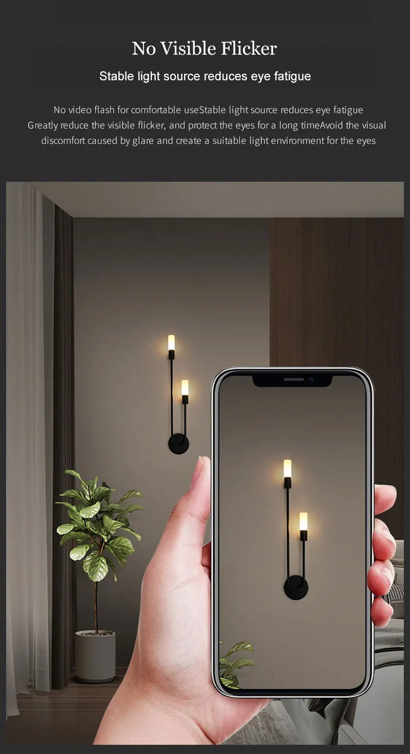 Black Gold LED Wall Lamps with G9 Light Bulb for Bedroom Bedside Interior LED Wall Lights Wall Sconce for Corridor Foyer Kitchen