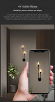 Black Gold LED Wall Lamps with G9 Light Bulb for Bedroom Bedside Interior LED Wall Lights Wall Sconce for Corridor Foyer Kitchen