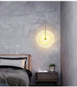 Modern LED Marble Wall Sconce Light Fixture Alabaster Lamp Living Room Bedroom Bedside Home Art Decoration Stone Decor Indoor