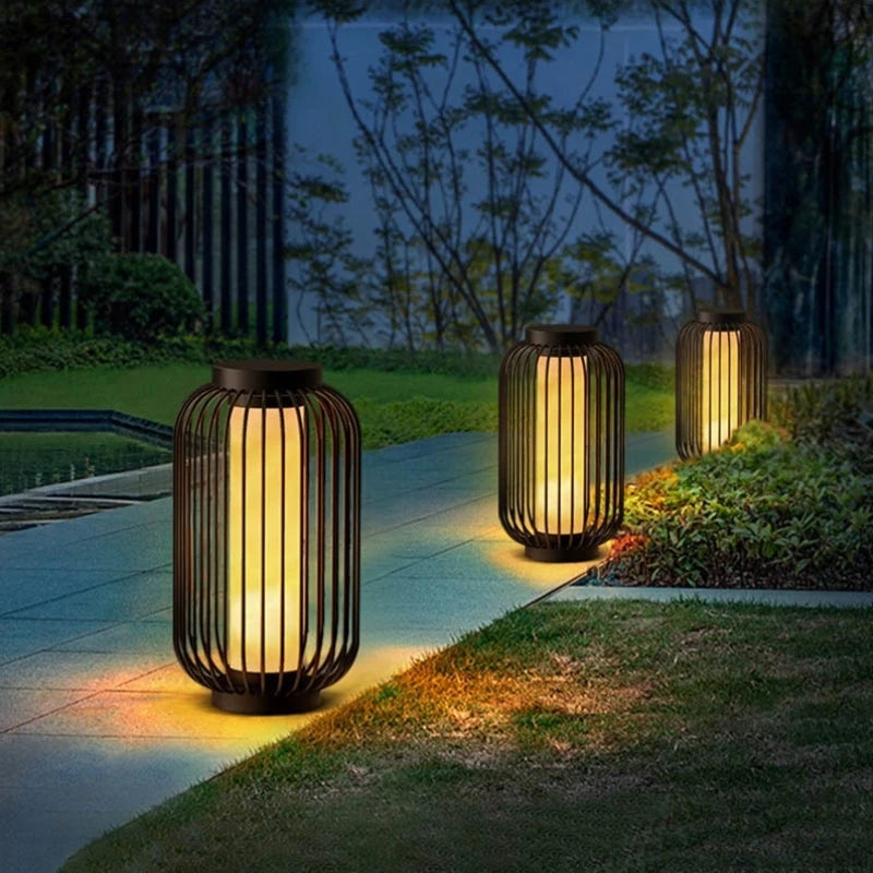 Luminous floor lamp lawn solar LED outdoor lighting, outdoor garden decoration outdoor garden light flying non solar light