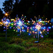 LED Firework Garden Decor Lights Solar Power Waterproof Outdoor Path Solar Lawn Lamp for Villa Patio Balcony Street