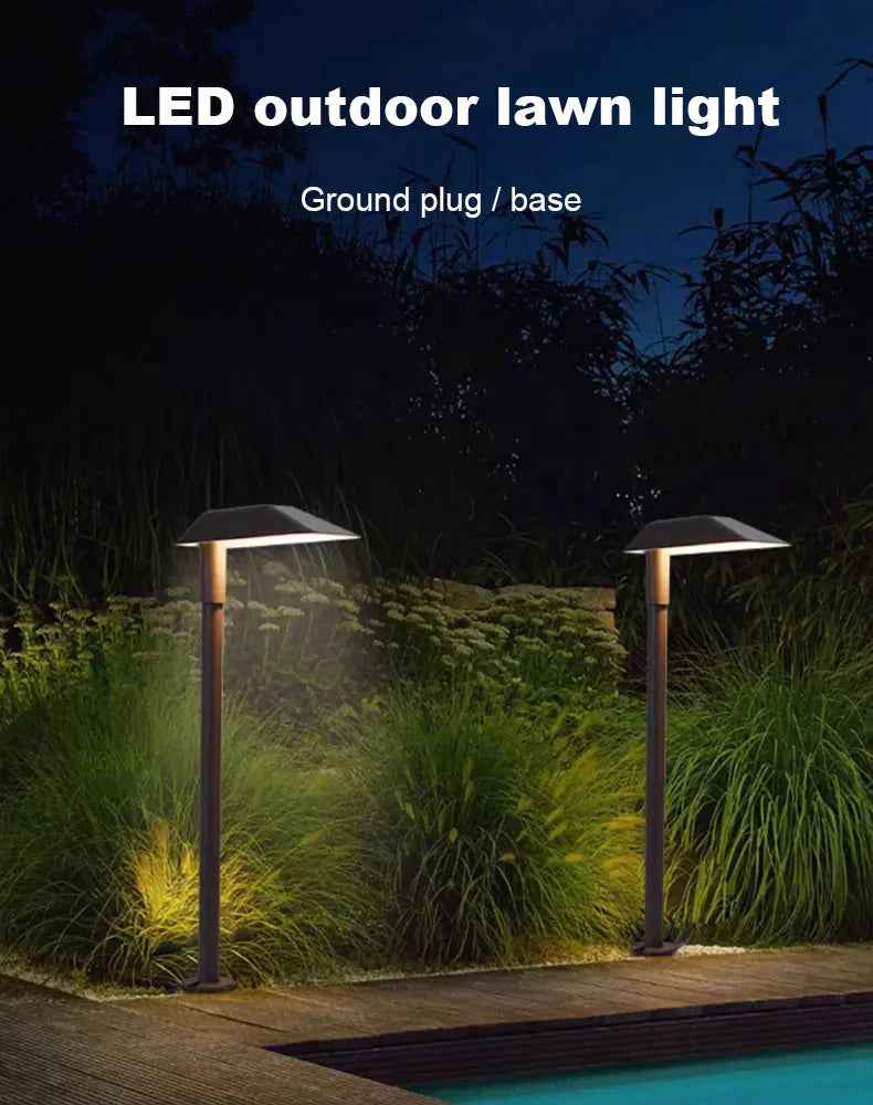 Led Outdoor Waterproof Simple Courtyard Garden Landscape Villa Garden Community Park Lawn Light