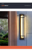 Outdoor Wall Lighting Modern simple villa Waterproof wall lamp Exterior wall Porch Balcony Stainless steel Garden Terrace light