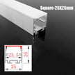 270 Luminescence Circular Led Aluminum Profile 20/30/40Mm Led Channel Diffuser Linear Bar Light Long Strip Pendant Lamp Tubes