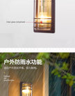 Outdoor Waterproof Wall Lamp - All Aluminum Moisture-Proof Decorative Lighting for Balcony Entrance Door Courtyard Garden