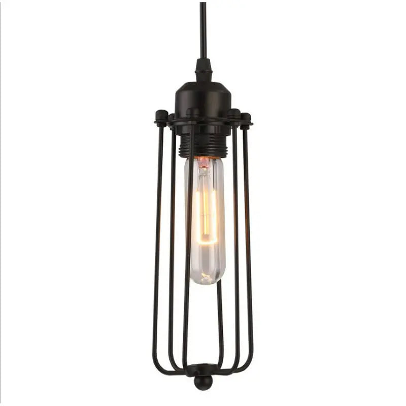 Creative Restaurant Chandelier Retro Wrought Iron Bar Table Cafe Shop Beauty Salon Internet Cafe Box Industrial Style Lamps