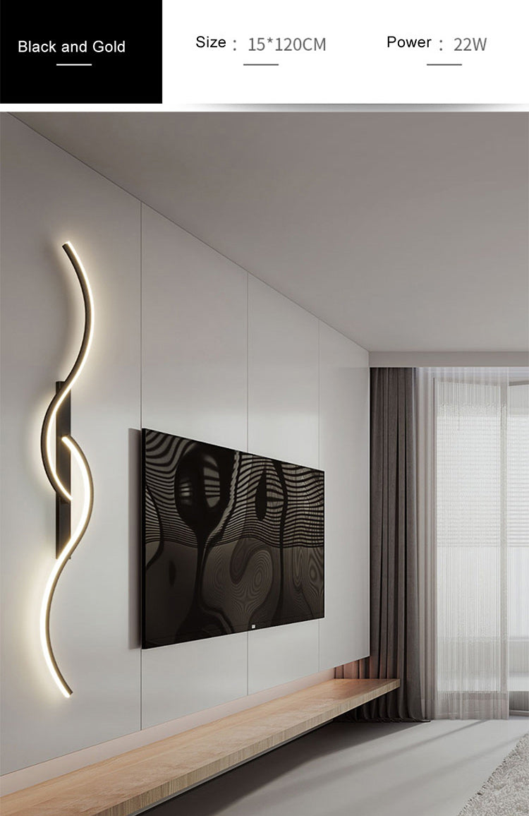 Led Bedside Wall Sconce Lamp For Living Room Bedroom Stair Modern Art Interior Wall Lights Light Fixture Night Lamps Home Decor