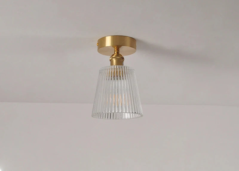 Modern Pendant Ceiling Lamp with Glass Shade for Kitchen Aisle Balcony Bedroom Home Art Deco Led Ceiling Lights Fixtures E27