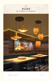 2026 Newest Bamboo Pendant Lamps Ceiling Lights Rattan Wicker Lustre Hand Knit Braiding Suspended Home Dining Braided Decor Hot