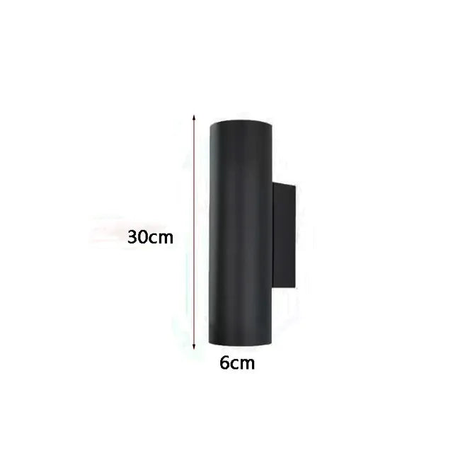 Modern Gold Pipe Wall Lamps Tube Light Home Decor Bathroom Bedroom Lamp Wall Sconces Led Mirror Light Loft Background lighting