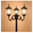 Waterproof high LED retro outdoor landscape courtyard 3m European style outdoor lawn lamp villa household garden street lighting
