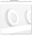 Modern Stair Led Wall Lamp Kitchen Bathroom Mirror Light Fixture Decor Bedroom Home Lighting White Metal Acrylic Sconce 110-220V