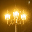 (H≈2.3M)Courtyard Street Lamp Community High Pole Lamp Outdoor Waterproof Lawn Lamp Villa Outdoor Retro Courtyard Lamp Landscape