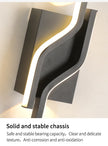 Modern LED Wall Light Minimalist Vertical Light Fixture Sleek Black Sconce For Living Room Bedroom Hallway Indoor Lighting Decor