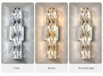 Modern High-end Crystal Wall Light Nordic Living Room Bedroom Bedside Long Wall Lamp Hotel Villa Corridor Bracket Light