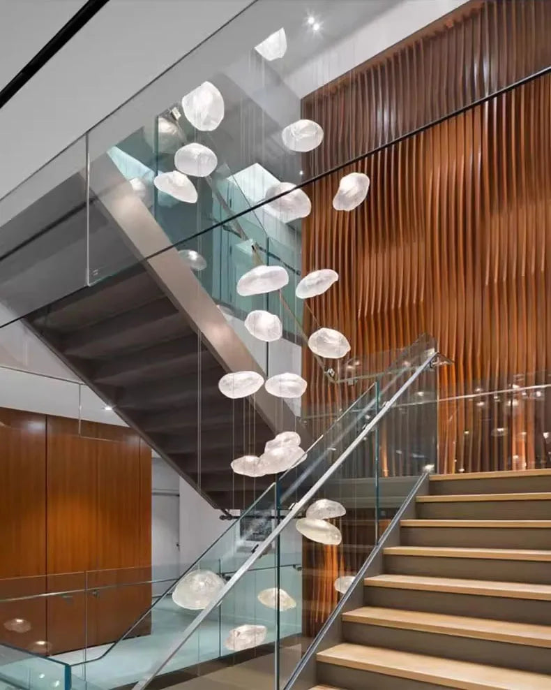 Nordic home decoration, stair chandelier, living room and dining room Pendant lights, ceiling light, indoor lighting