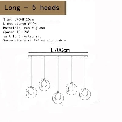 Nordic luxury White Magic bean Design glass LED Chandelier Lighting lustre Hardware Ceiling Duplex staircase Attic luminaire