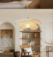 2024 new Chinese style hand-woven chandeliers tea room celebrity log hanging lamp for home decor living dining room furniture