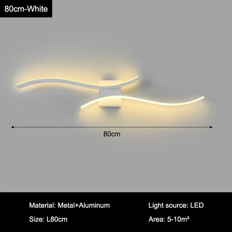 Modern LED Wall Light Fixtures for Corridor Aisle Hardwired Indoor LED Wall Lamps Sconce for Bedroom Kitchen Interior Lighting