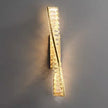 Luxury Crystal Gold Metal Wall Lamp Modern Creative Irregular LED Wall Light Villa Hotel Corridor Bedside Decor Lighting Fixture